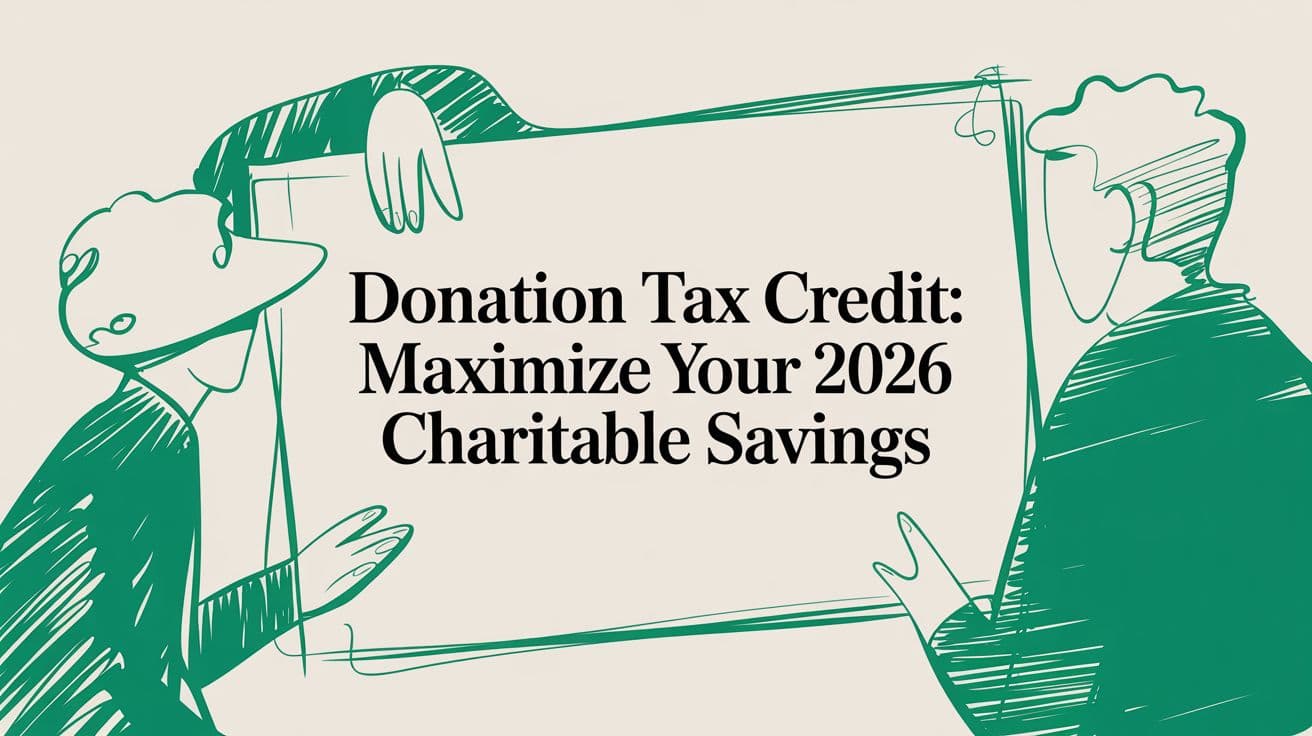 Donation Tax Credit: Maximize Your 2026 Charitable Savings