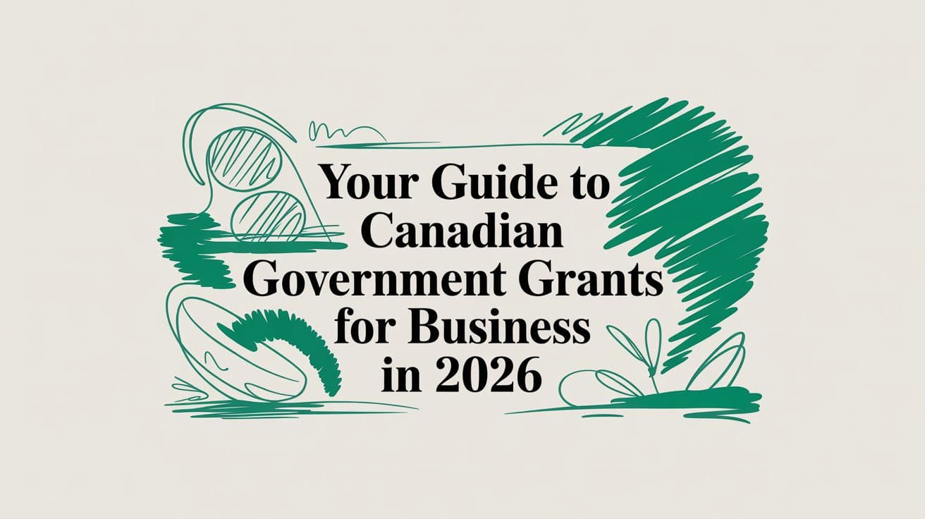 Your Guide to Canadian Government Grants for Business in 2026