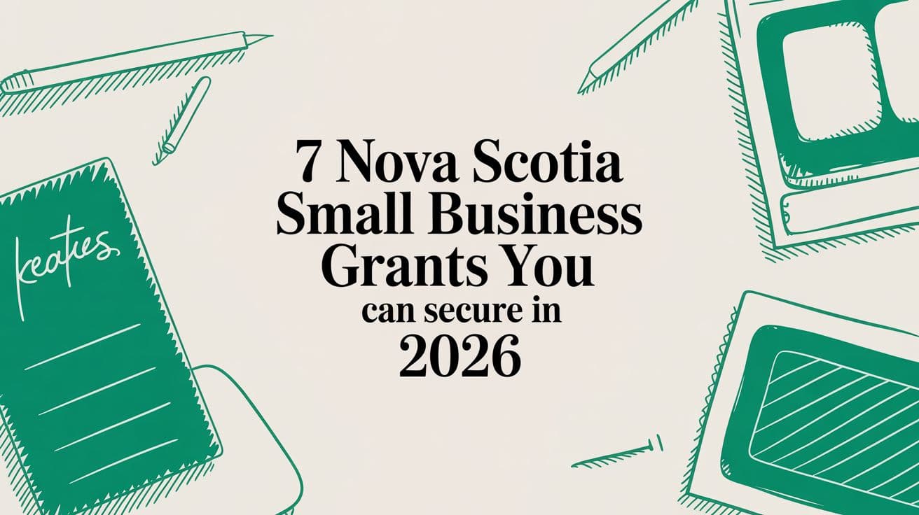 7 Nova Scotia Small Business Grants You Can Secure in 2026