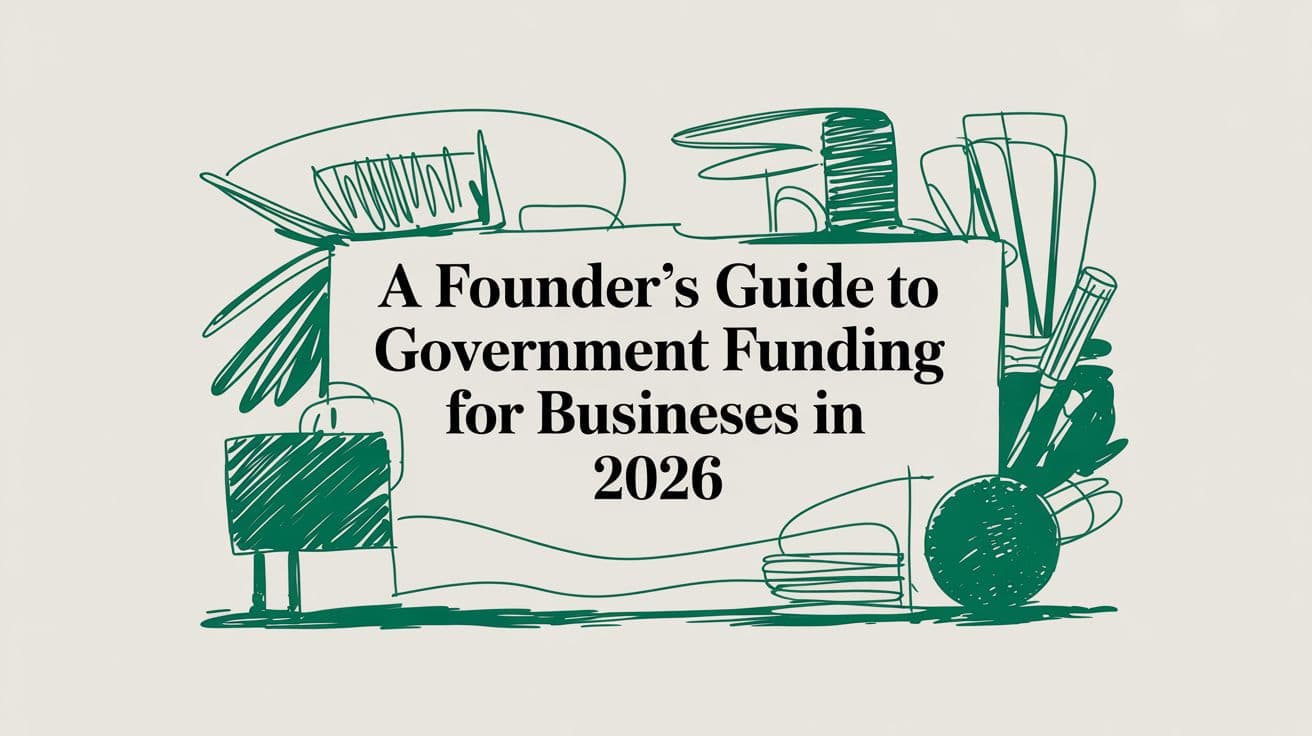 A Founder's Guide to Government Funding for Businesses in 2026
