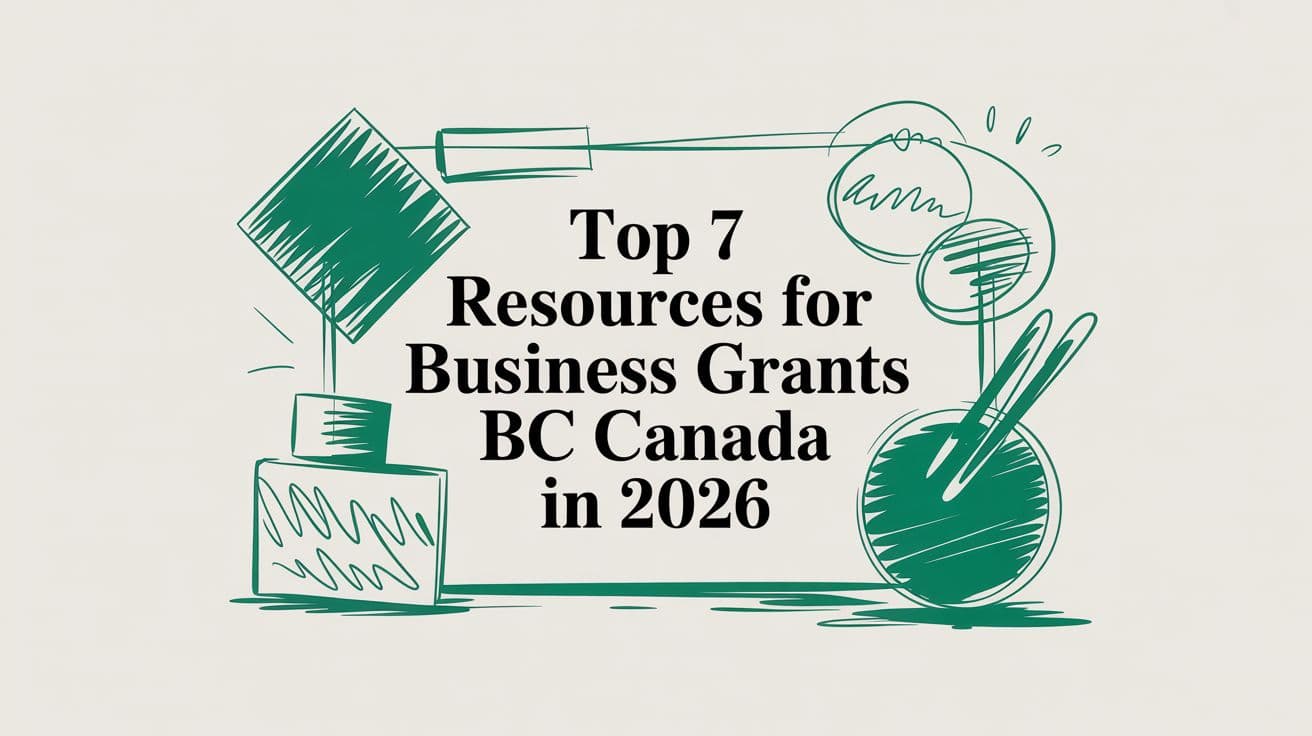 Top 7 Resources for Business Grants BC Canada in 2026