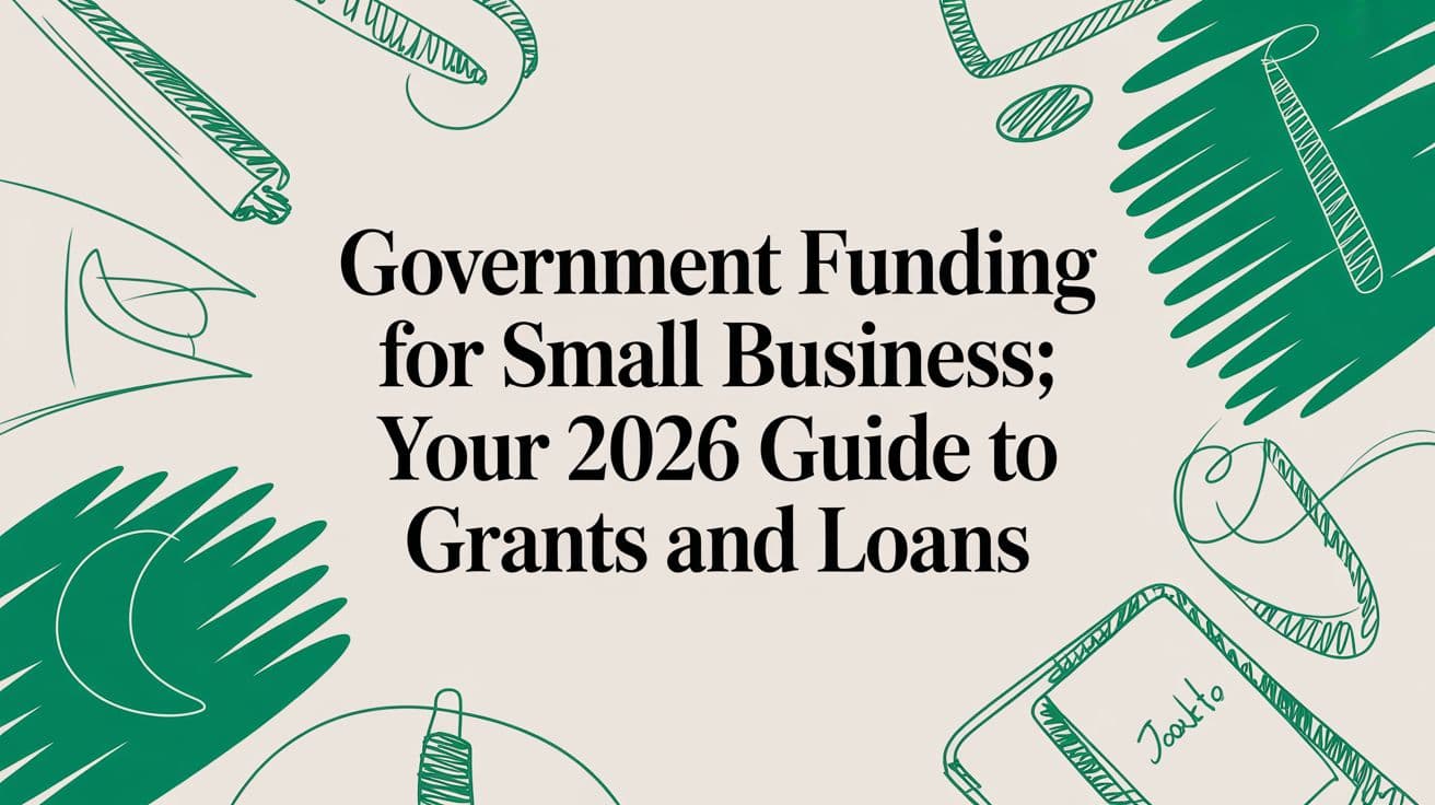 Government funding for small business: Your 2026 guide to grants and loans